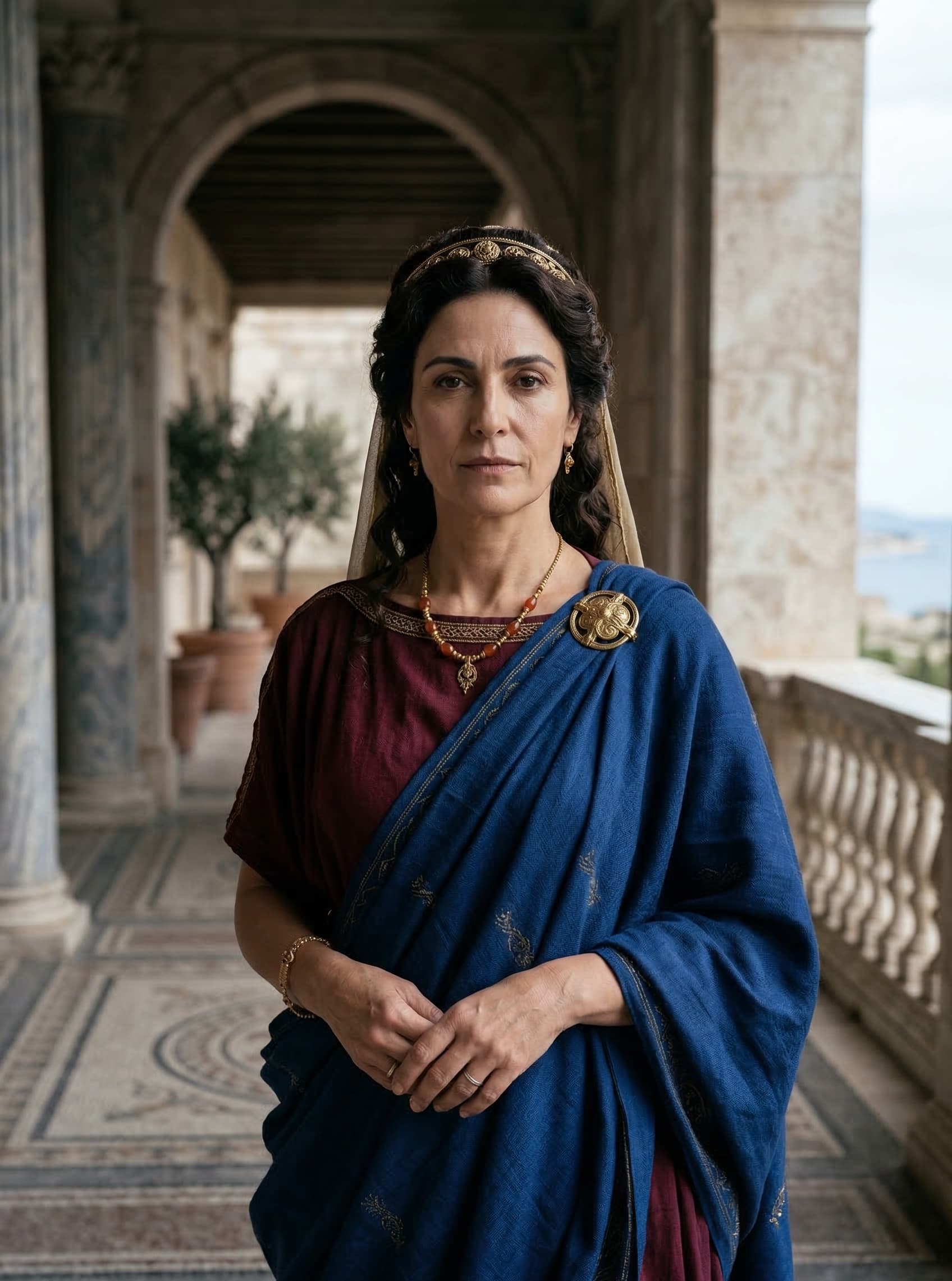 AI-assisted portrait of Aristomache