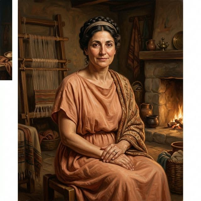 AI-assisted portrait of Herpyllis