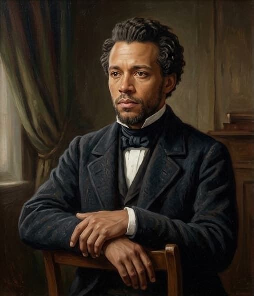 AI-assisted portrait of Madison Hemings