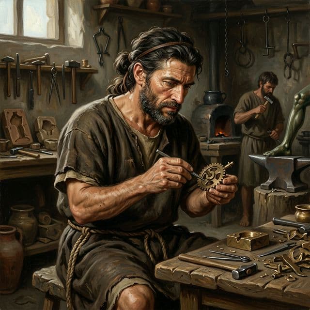 AI-assisted portrait of Mys