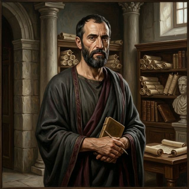 AI-assisted portrait of Persaeus of Cittium