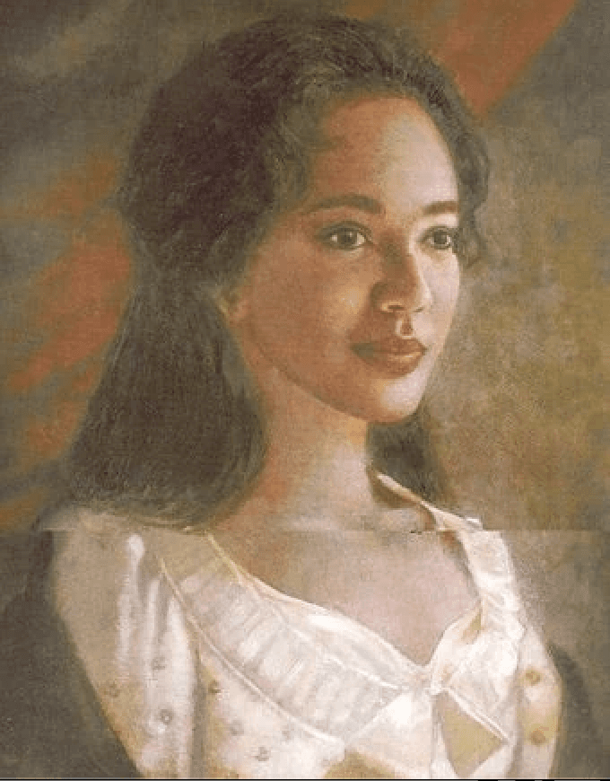 Portrait representing Sally Hemings