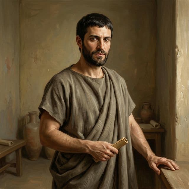 AI-assisted portrait of Stephanus