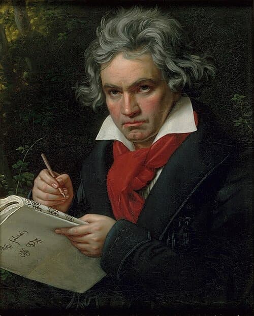 Portrait of Ludwig van Beethoven