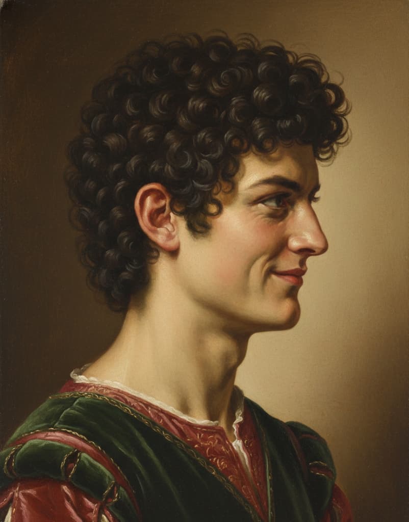 AI-assisted Portrait of Salai