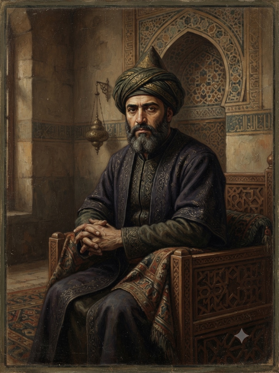 AI-assisted Portrait of al-Salih Ayyub