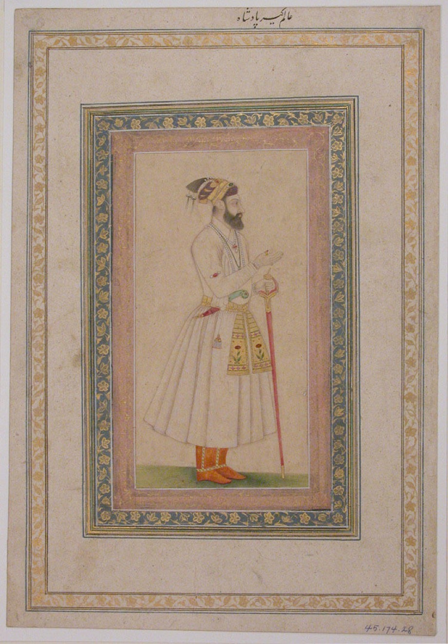 Portrait of Emperor Aurangzeb, 17th century