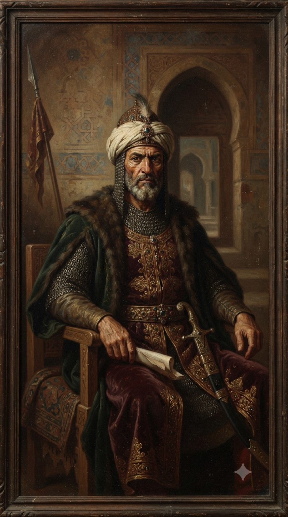 AI-assisted Portrait of Aybak