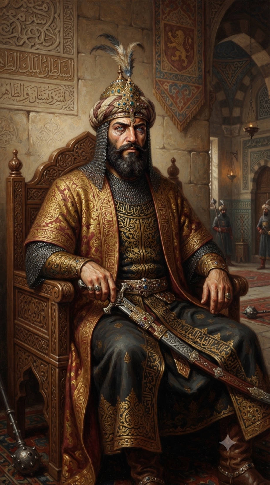 AI-assisted Portrait of Baibars