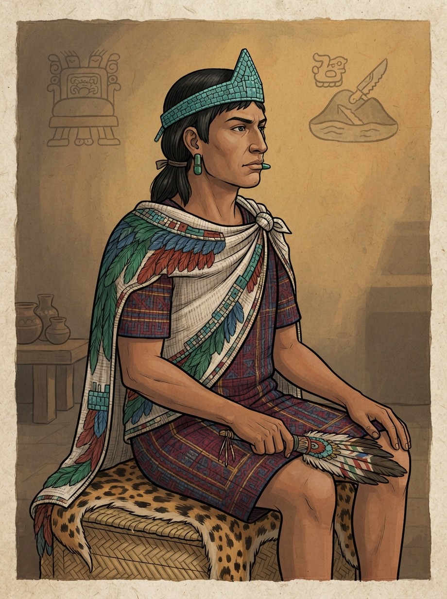 AI-assisted Portrait of Cacamatzin
