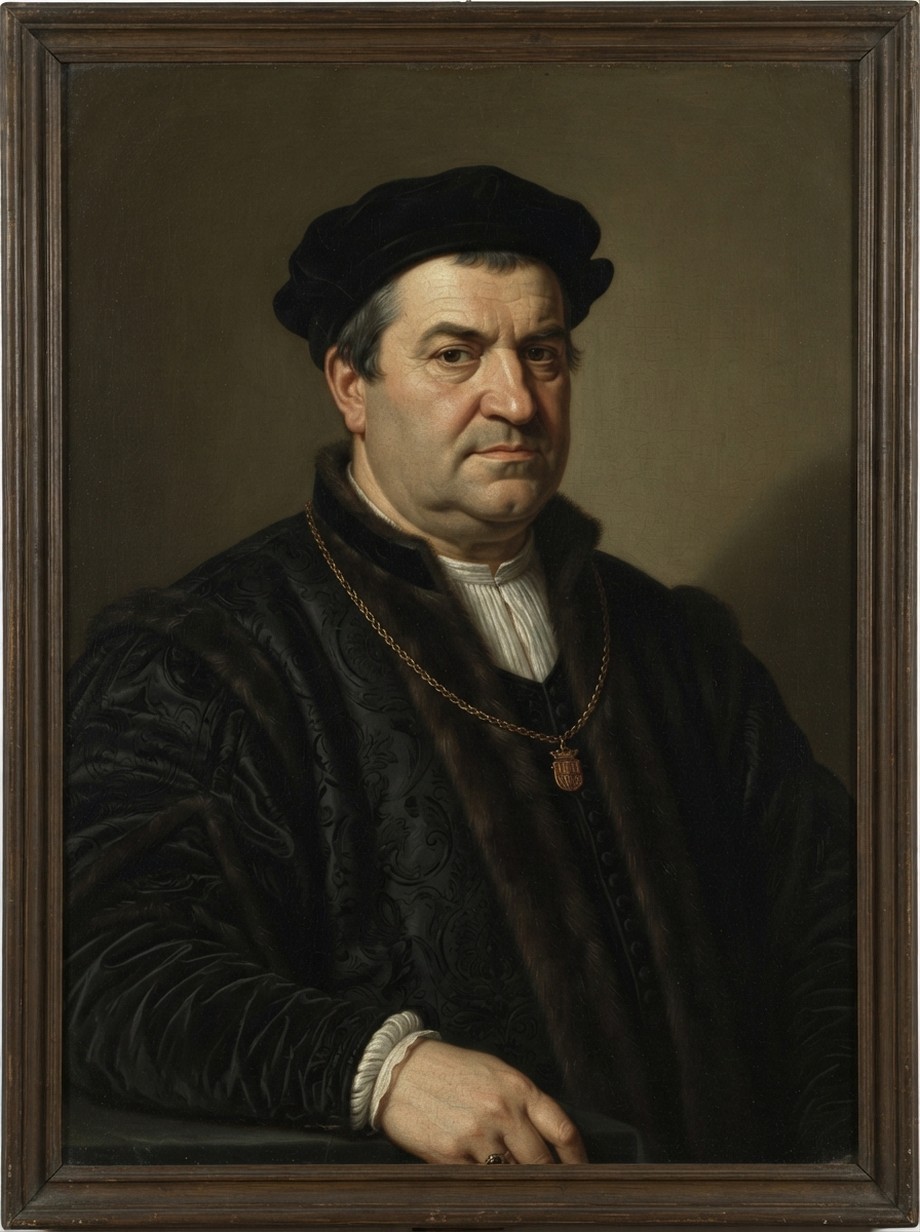 AI-assisted Portrait of Diego Velázquez de Cuéllar