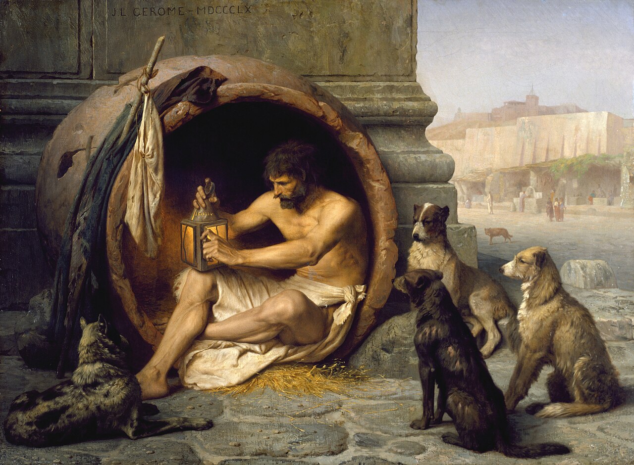 Diogenes by Jean-Léon Gérôme, 1860