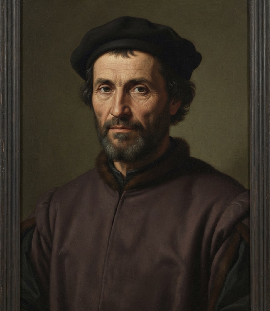 AI-assisted Portrait of John Cabot