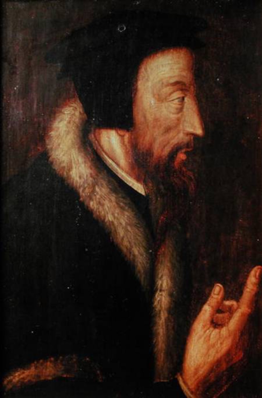 Portrait of John Calvin