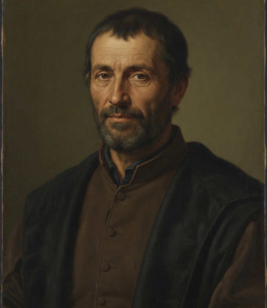 AI-assisted Portrait of Juan de la Cosa