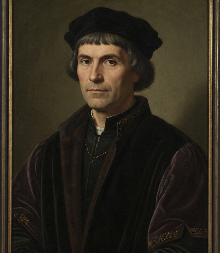 AI-assisted Portrait of Luis de Santángel