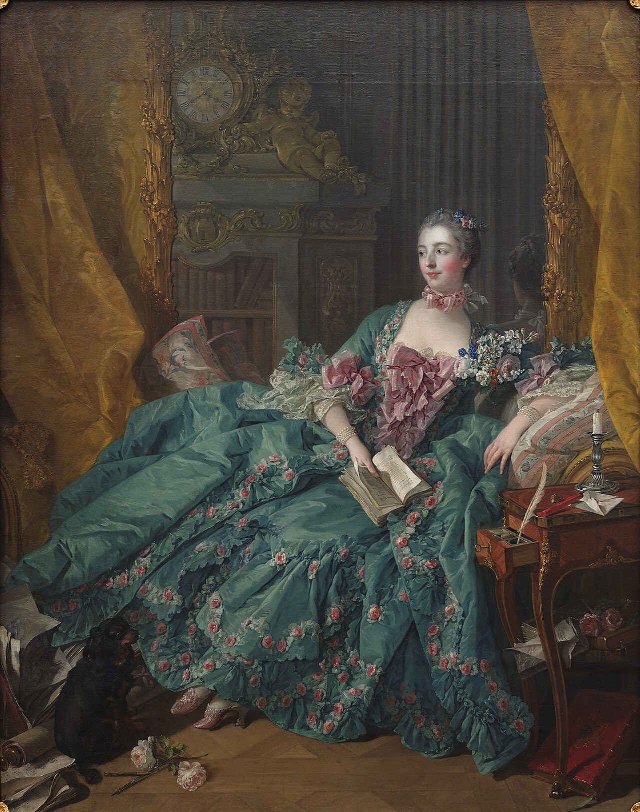 Madame de Pompadour, painted by François Boucher, c. 1756