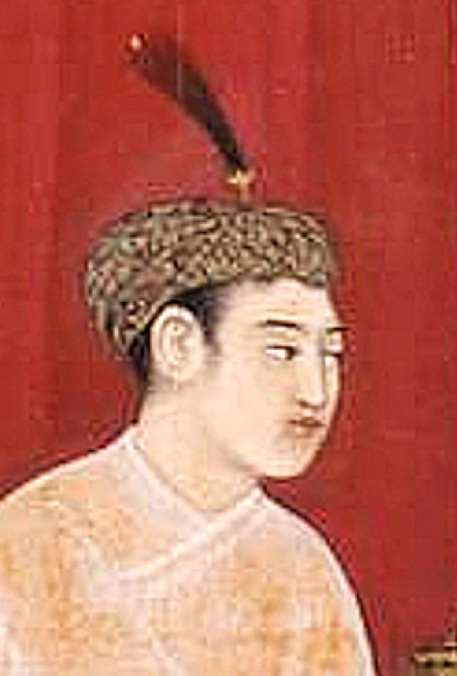 Portrait of Mirza Aziz Koka — 1589