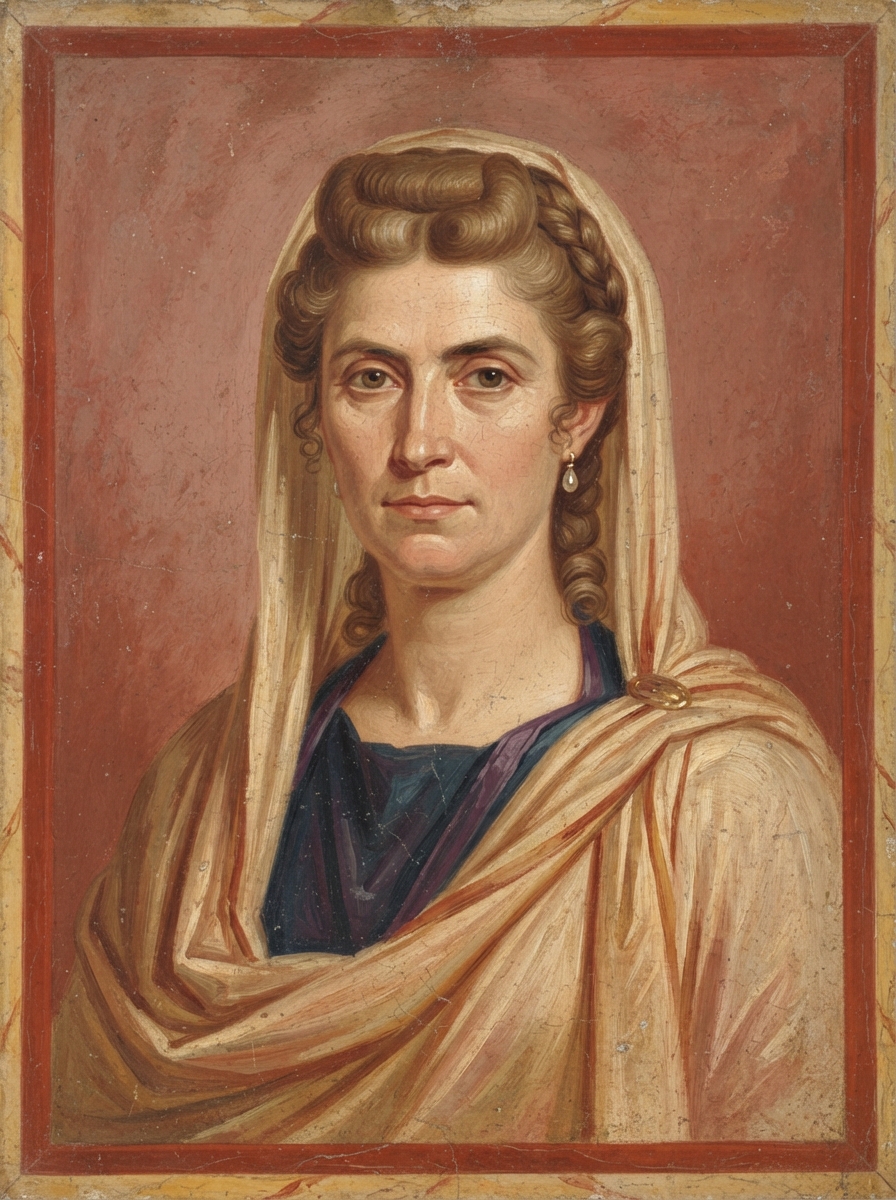 AI-assisted Portrait of Servilia