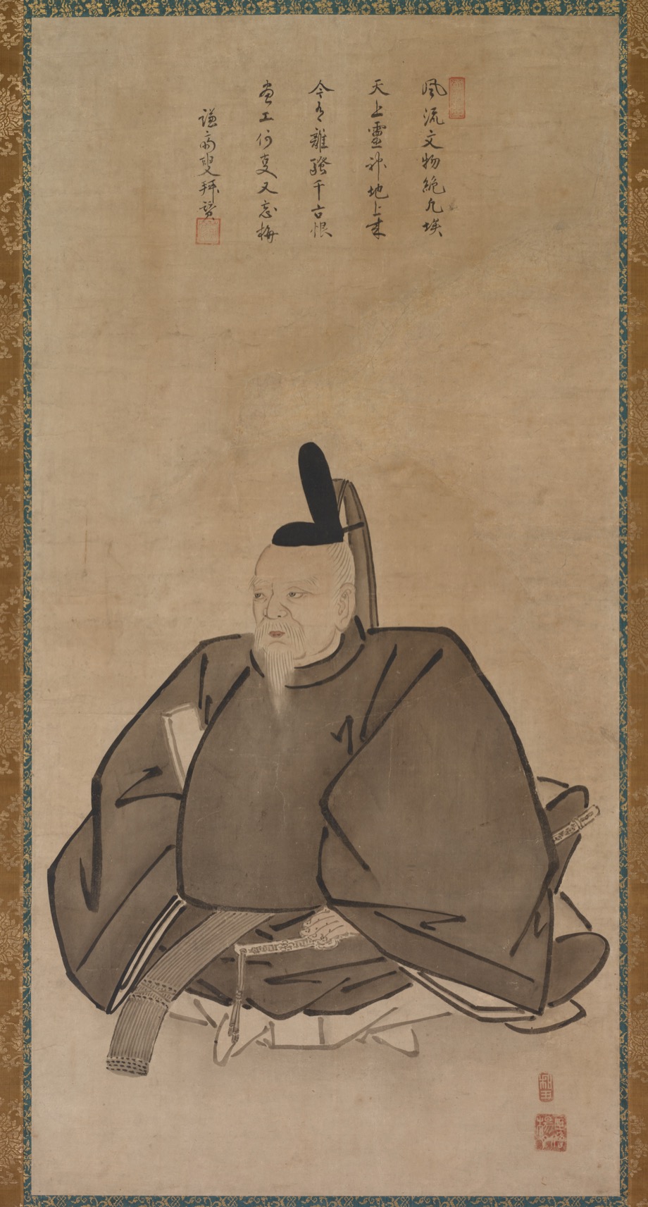 Later portrait of Sugawara no Michizane by Yōgetsu