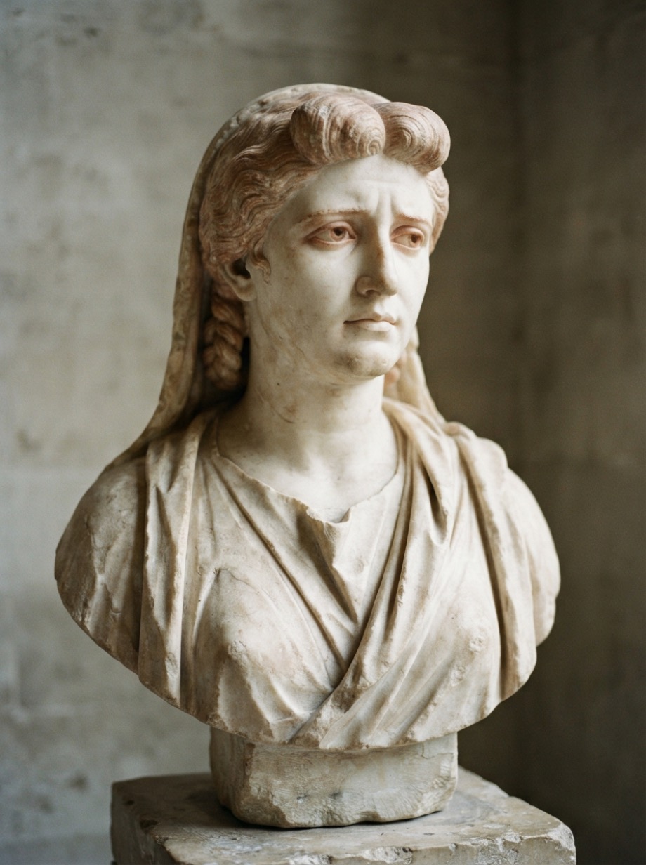 AI-assisted Portrait of Vipsania Agrippina