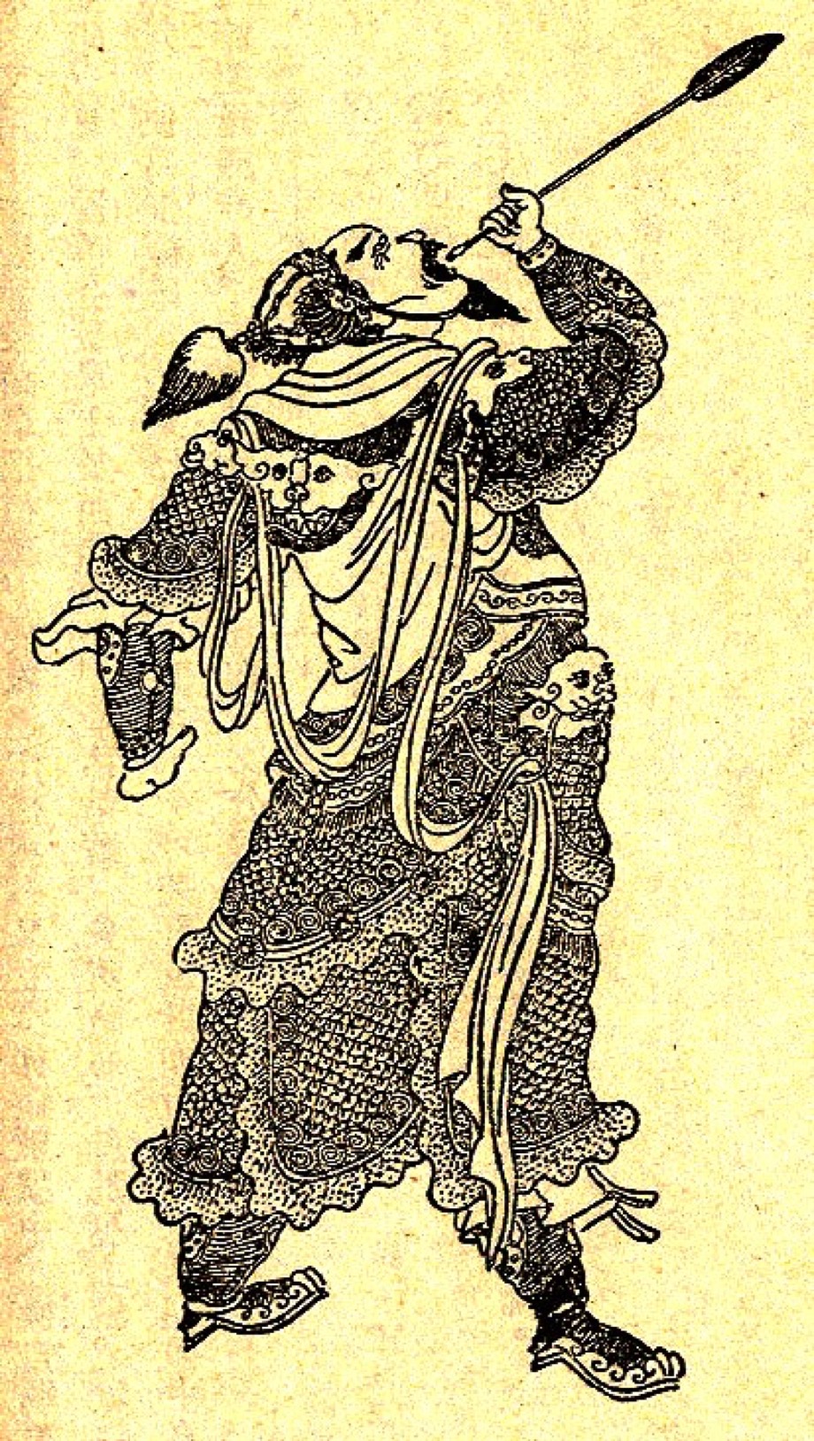 Portrait of Xiahou Dun