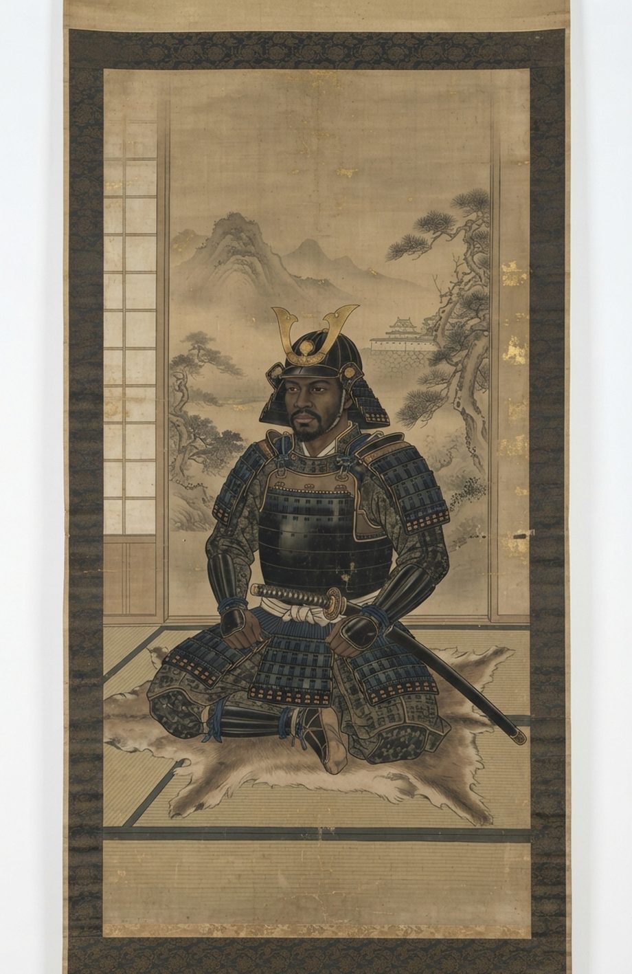 AI-assisted Portrait of Yasuke