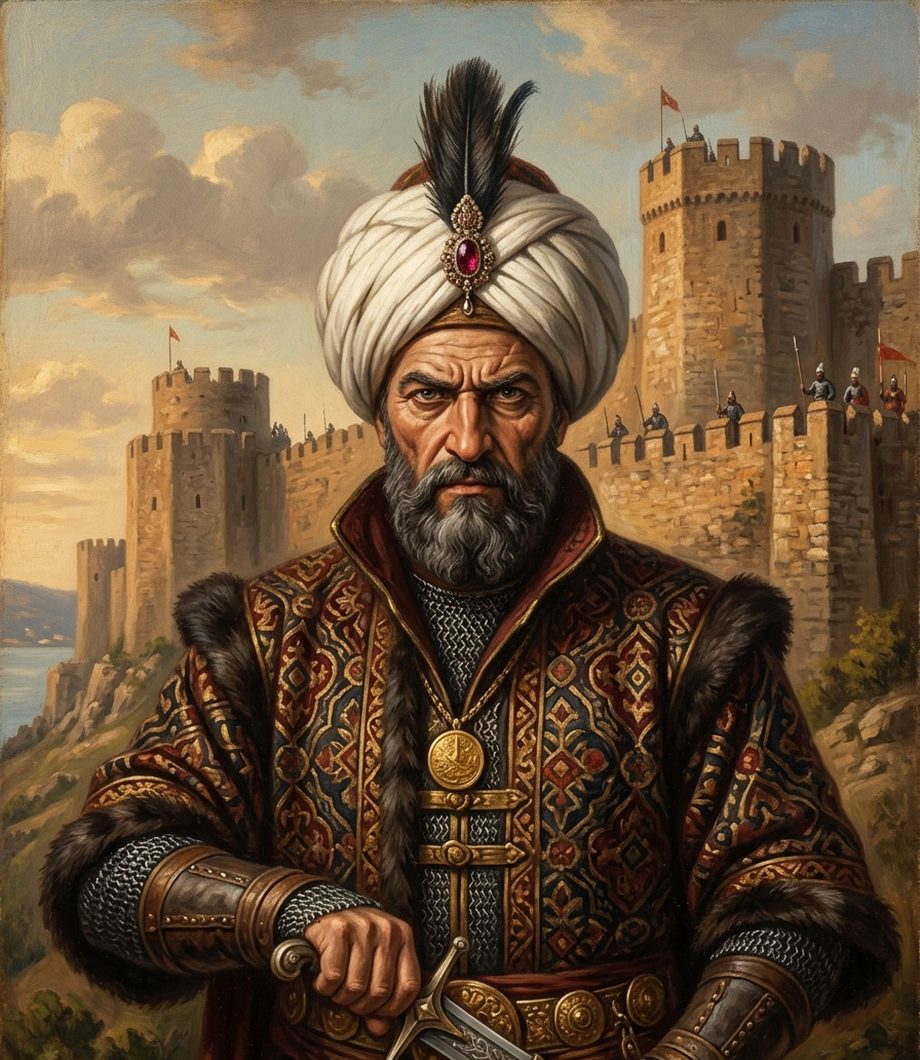 AI-assisted Portrait of Zaganos Pasha